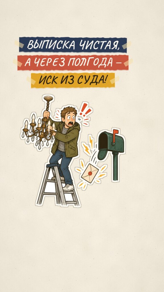 Чистая выписка — а через полгода сделку оспорили в суде 😱