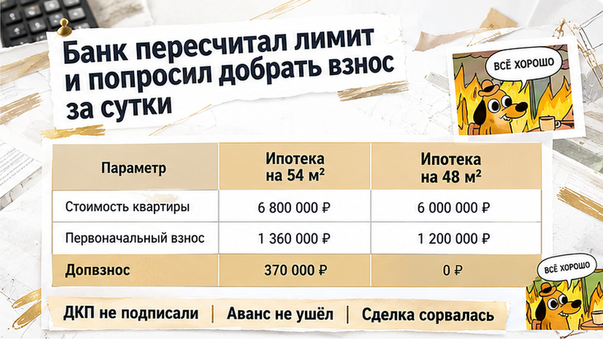 реалистичный кадр (без лица хоста) к разделу «В Тюмени двушку брали под ипотеку — в объявлени…» в Тюмени — иллюстрация к кейсу о сделке.